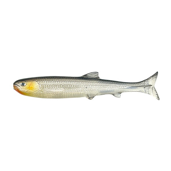 Imakatsu Worm Lazy Swimmer 3.9inch Real color #S-208 Half Skeleton Silver Shinerー