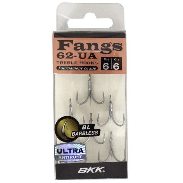 BKK Treble Hook Fangs-62BL-UA #6