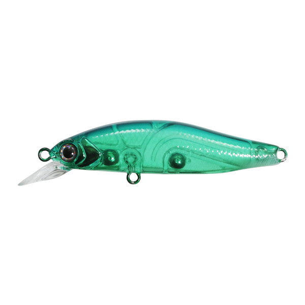 Issei SW Lure Umitaro Ame Minnow 48MR-SF #014 Kabura Green Tail Glow