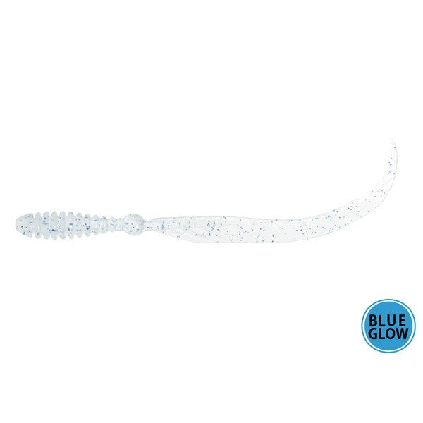 Issei Worm Umitaro Sabiki-Teki 2.5inch #063 Clear Blue Flake (Blue Luminous)