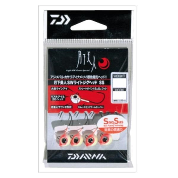 Daiwa Gekkabijin SW Light Jig Head SS Luminous Ultra-fine shaft hook 0.5-#8