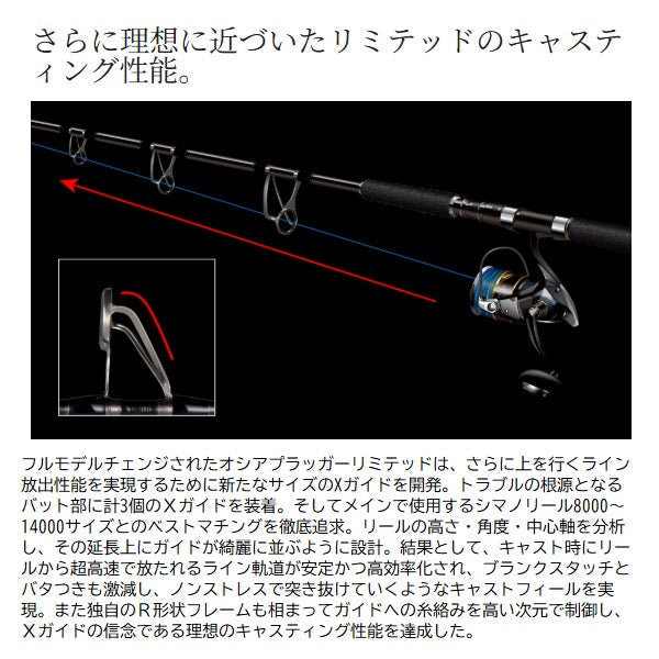 Shimano Offshore Rod 25 Ocea Plugger Limited S83H (Spinning 2 piece / Grip Joint)
