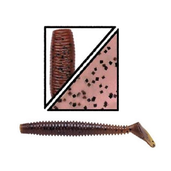 Gary Yamamoto 2.5inch Leg Worm/10 Piecee Gary Leg Worm 218 Wine Pepper