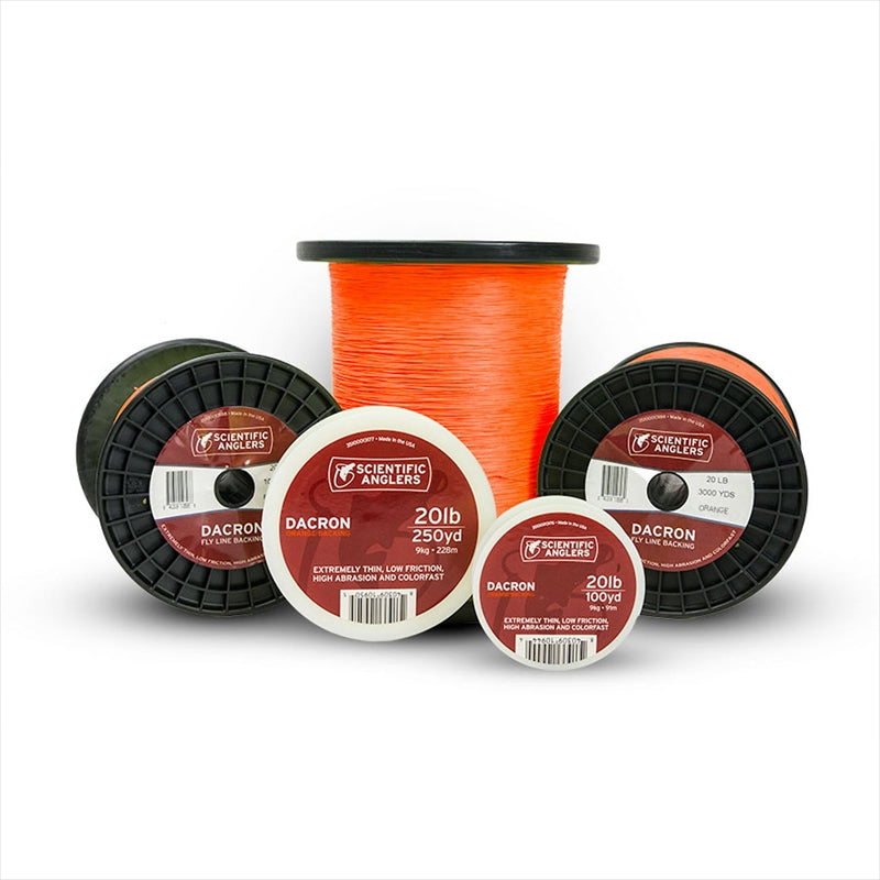 Tiemco Scientific Anglers Backing Line 100YD 20lb Orange